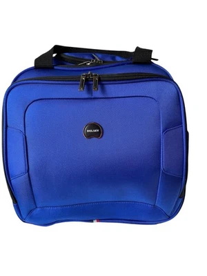 Delsey 2-Wheeled Under Seat Carry On Suitcase Blue Excellent - Image 1 of 4