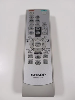 Controle remoto projetor Sharp RRMCGA662WJSA - Testado, funciona - Imagem 1 de 4