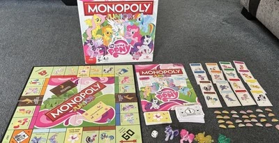 My Little Pony Monopoly Junior. 2014.  Tablero dañado. Lee la descripción. Foto 1 de 4