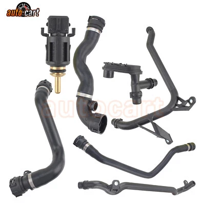 Juego de 7 piezas de manguera de radiador de tanque de expansión para BMW 11531705210 17111707817 EE. UU. Foto 1 de 4