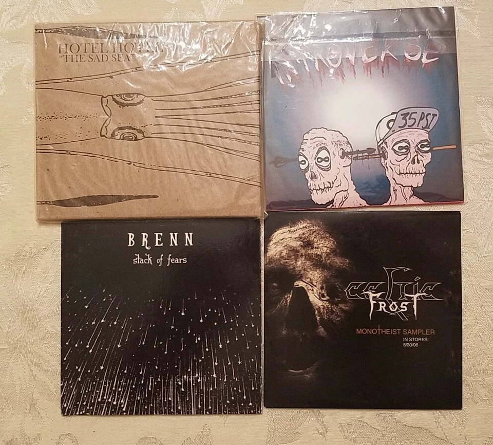 Assorted Music Lot Of 4 CDs - AUTOGRAPHED BRENN CD - INTROVERSE, CELTIC FROST... Foto 1 de 4