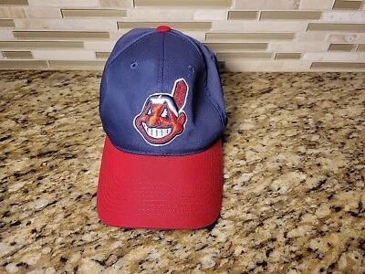 Cleveland Indians HAT MLB Adjustable Baseball Cap Strapback Size S/M - Image 1 of 4