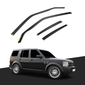 Land Rover Discovery MK3 2004-2009 5 Door SUV Wind Deflectors 4pc Tinted - Picture 1 of 10