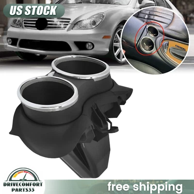 For 2006-11 MERCEDES BENZ W219 C219 CLS500 CLS63 AMG Cup Holder Bracket Dual Cup - Image 1 of 4