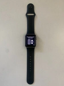 Apple Watch Series 2 38mm GPS Aluminum Gray Case + Black Band - Zdjęcie 1 z 7