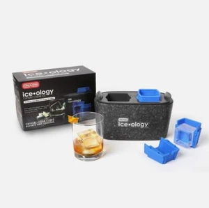 Ice•Ology Silicone Clear Ice Maker Tray for Crystal Clear Craft Cocktail Ice, 2 - Picture 1 of 6