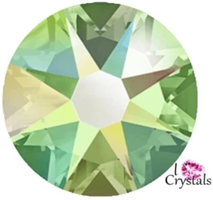 PERIDOT AB Green 30ss 6.5mm IHC Austrian 2058 Crystal Flatback Rhinestone 72 pcs - Picture 1 of 5