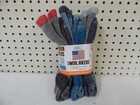 Omni Wool Unisex Merino Wool Hiker Crew Socks 3 Pack-Large-73713-Red/Gray/Teal