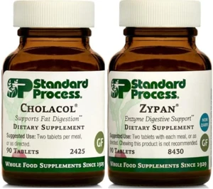 Standard Process Digestive Health Bundle - Cholacol & Zypan Dietary Supplement S - Picture 1 of 12