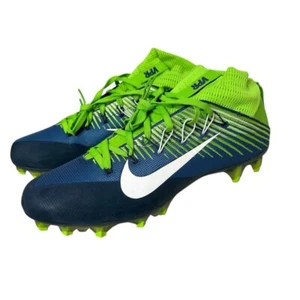 Nike Men’s Vapor Untouchable 2 PF TD Football Cleats Blue Neon Green Size 12 - Picture 1 of 14