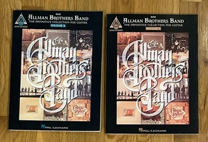 2-ALLMAN BROTHERS The Definitive Collection for Guitar Tab Books Vol. 2&3 - Picture 1 of 4