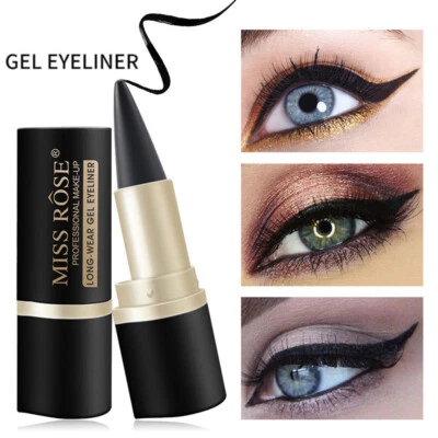 Long Lasting Black Waterproof Miss Rose Eyeliner Eyeliner Gel Eye Liner Pen  ф - Image 1 of 4