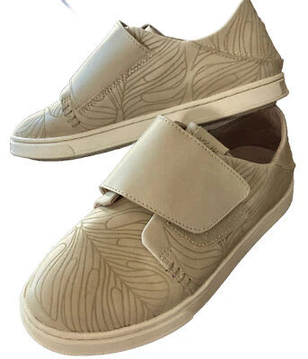 Zapatillas deportivas de cuero sin cordones OluKai Pehuea Loupili Tapa Monstera para mujer talla 6 Foto 1 de 4