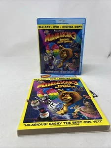 Madagascar 3: Europes Most Wanted (Blu-ray/DVD, 2012, 2-Disc Set) - Imagen 1 de 3