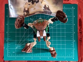 LEGO BIONICLE PAHRAK 2002 8560 COMPLETE FIGURE WITH MANUAL