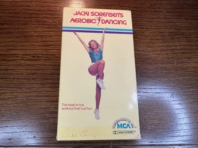 Jacki Sorensens Aerobic Dancing VHS Tape Vintage Video 1982, Rare - Image 1 of 4