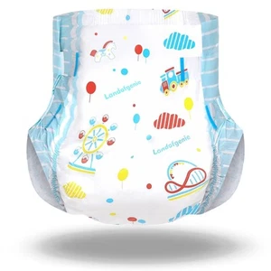 Printed Adult Brief Diapers 10 Pieces Incontinence Underwear Large Overnight ... - Bild 1 von 7