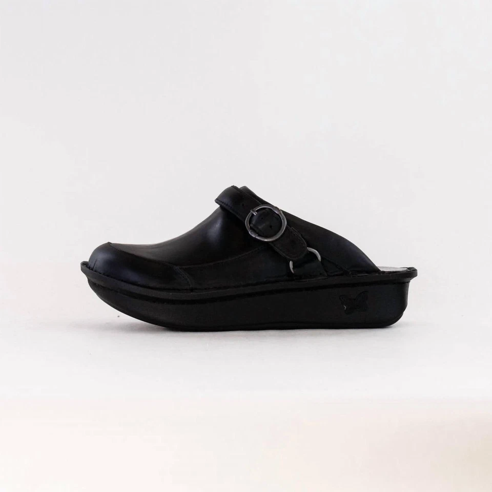 Женские сабо Alegria Seville смазанные маслом черные - Изображение 1 из 1