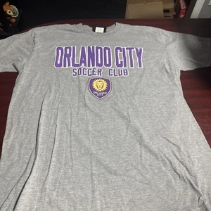 GIII by Carl Banks Mens MLS Orlando City Soccer Club T Shirt Size XL Gray Futbol - Picture 1 of 8