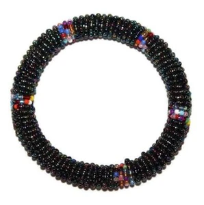 African Beaded Maasai Bangles Masai Bracelet Made in Kenya 22 - Picture 1 of 2