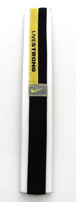 Nike Livestrong Double Headband Adult Black/Varsity Maize - Image 1 of 3