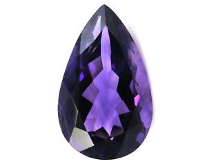 Loose Pear Pippin Cut Natural Amethyst Deep Purple Violet Colour 8mm x 5mm