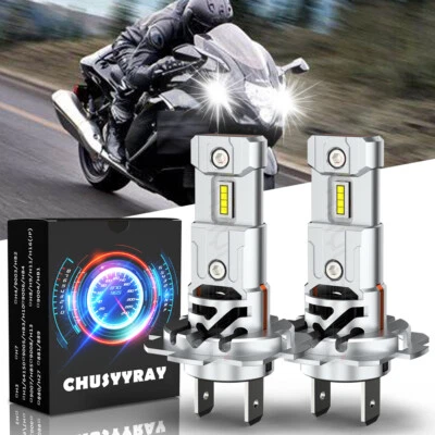 FIT BMW F800GS 2008-2017 F650GS 2008-2011 2x H7 Motorcycle LED Headlight Bulbs - Image 1 of 4