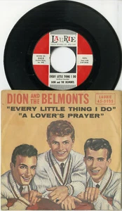 "DION & the BELMONTS" Every little thing I do / A lover's prayer (SP 45tours US) - Picture 1 of 2