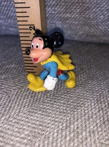 Figurine PVC Super Mickey Mouse vintage Disney figurine Hong Kong plastique - Photo 1/5