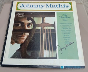 JOHNNY MATHIS MUSIC POP SIGNED AUTOGRAPHED 1965 SWEETHEART TREE VINYL ALBUM COA - Picture 1 of 2