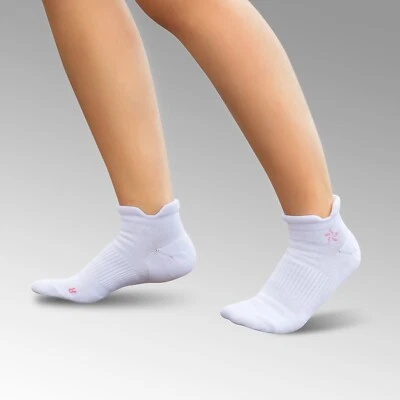 LONE STAR CALCETINES TOBILLEROS ULTRA GRUESOS PARA HOMBRE Y MUJER (BLANCO/ROSA) Foto 1 de 4