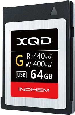 XQD 64GB Memory Card 5X XQD Flash Memory Card High Speed Sony Panasonic INDMEM - Image 1 of 4