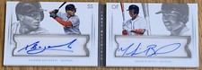Mookie BETTS Xander BOGAERTS🔥2015 National Treasures Dual AUTO Booklet #5 10/10