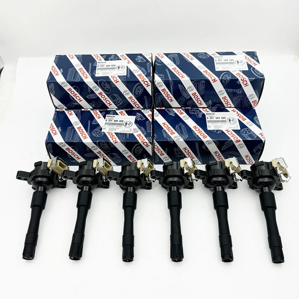 6x Ignition Coil 0221504029 Fits For BMW 323CI 323I 323IS 323IS 325I 325XI New - Изображение 1 из 4