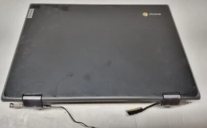 Lenovo 300E Chromebook 2nd Gen LCD Back Cover With Hingers & Lcd Cable & Antena - Picture 1 of 6