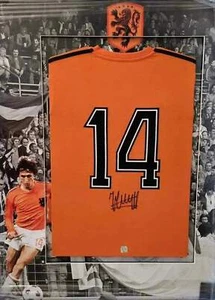 Johan Cruyff 14 Holland 1974 World Cup Signed Football Shirt | Iconic Authentic - Picture 1 of 9