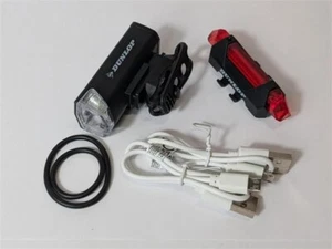 Dunlop Fahrradlicht Set wiederaufladbar - Bild 1 von 12