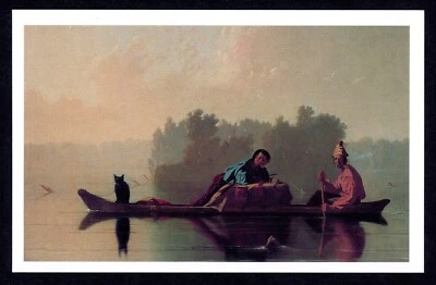 US Postcard 15 cents 1990 Fur Traders on the Missouri MINT SCOTT UX147 - Image 1 of 2