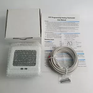Digital LCD Touch Screen Electric Thermostat Room Underfloor Heating Controller - Picture 1 of 8