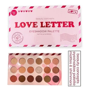 b.c. beauty concepts Love Letter Eye Shadow Makeup Palette NEW Mattes & Shimmers - Picture 1 of 3