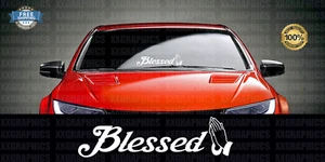 Blessed Praying Hands Windshield Decal Window Sticker Car Truck SUV - Bild 1 von 1
