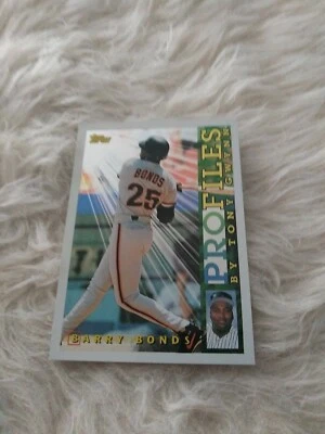 1996 Topps PROFILES BY TONY GWYNN Barry Bonds #NL-03 - Image 1 of 2