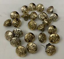 22 ERII ARMY GRENADIER GUARDS 14mm STAYBRITE GOLD MILITARY ARMY BUTTONS