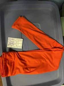 LuLaRoe kids L/XL Solid Red Orange New leggings 8-12 NWT Large XLarge  - Picture 1 of 1
