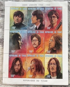 John Lennon Stamps Souvenir Sheets, Republic Of Chad, Tchad 1994 - Picture 1 of 2