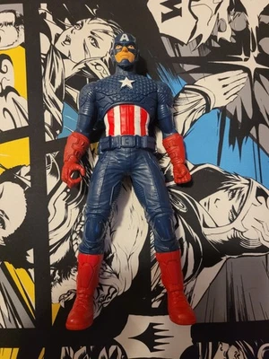 Boneco de ação Marvel Captain America 9" 2019 Hasbro - Solto - Imagem 1 de 4