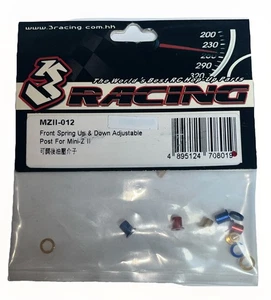 3 Racing MZII-012 Front Apring  Up & Down Adjustable Post for Mini-Z II - Picture 1 of 1