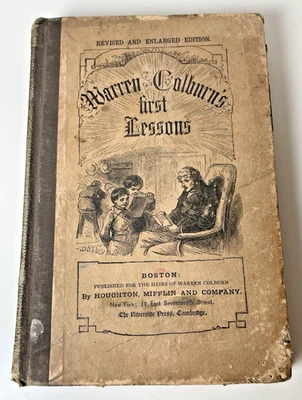1884 Warren Colburn's First Lessons Hardcover Intellectual Arithmetic - Image 1 of 4
