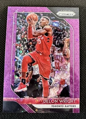 2018-19 Panini Prizm - Delon Wright #113 Purple Disco Prizm/75 Foto 1 de 2