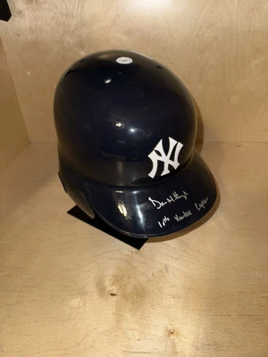 Casco de bateo réplica autografiado por Don Mattingly New York Yankees Foto 1 de 4